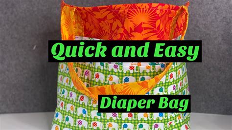 replica designer diaper bag|how to make a diaper bag.